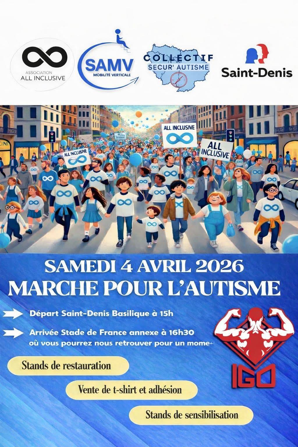 Marche pour l'autisme